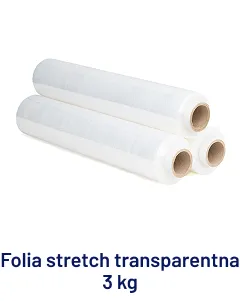 Folia stretch transparentna 3 kg